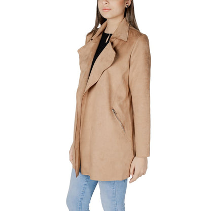 Street One Beige Polyester Trench Coat Street One