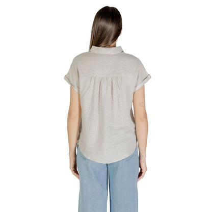 Street One Bicolor Linen Blouse Street One