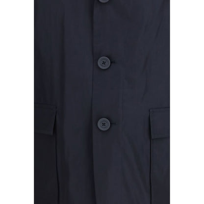 Thom Browne Blue Polyester Coat