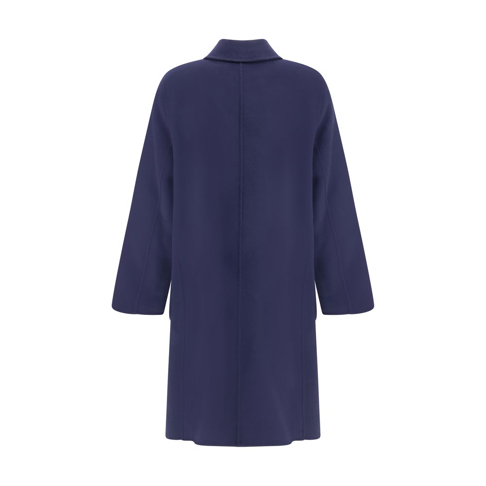Tory Burch Blue Wool Coat Tory Burch