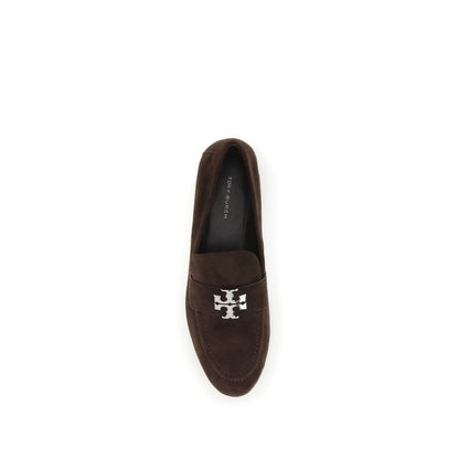 Tory Burch Brown Leather Slip-On Loafers Tory Burch