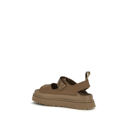 UGG Brown Recycled Polyester Flat Sandals 1728,72470364320,Brown,EU36/US6,EU37/US7,EU38/US8,EU39/US9,EU40/US10,EU41/US11,Flat - Sandals - Shoes,New with tags,Sandals - Shoes,Shoes,UGG,Women