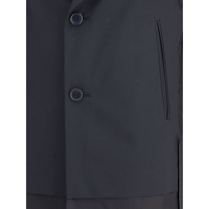 Undercover Black Polyester Coat Undercover