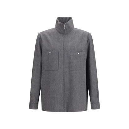 Valentino Gray Polyester Coat 1728,72470364320,Clothing,Coats - Jackets & Coats - Clothing,Gray,IT48 | M,IT50 | L,IT52 | XL,Jackets & Coats - Clothing,Men,New with tags,Valentino