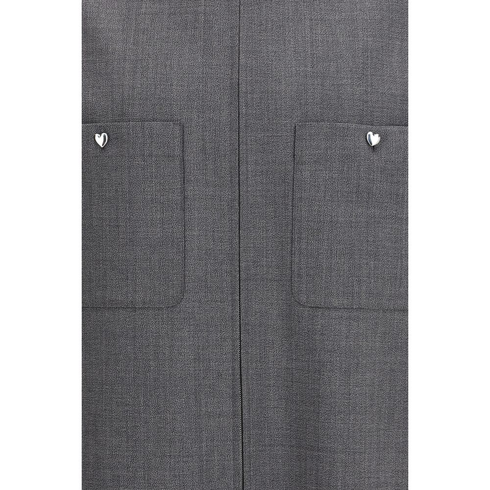 Valentino Gray Polyester Coat 1728,72470364320,Clothing,Coats - Jackets & Coats - Clothing,Gray,IT48 | M,IT50 | L,IT52 | XL,Jackets & Coats - Clothing,Men,New with tags,Valentino