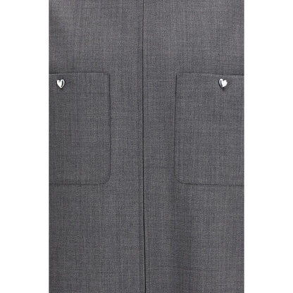Valentino Gray Polyester Coat 1728,72470364320,Clothing,Coats - Jackets & Coats - Clothing,Gray,IT48 | M,IT50 | L,IT52 | XL,Jackets & Coats - Clothing,Men,New with tags,Valentino