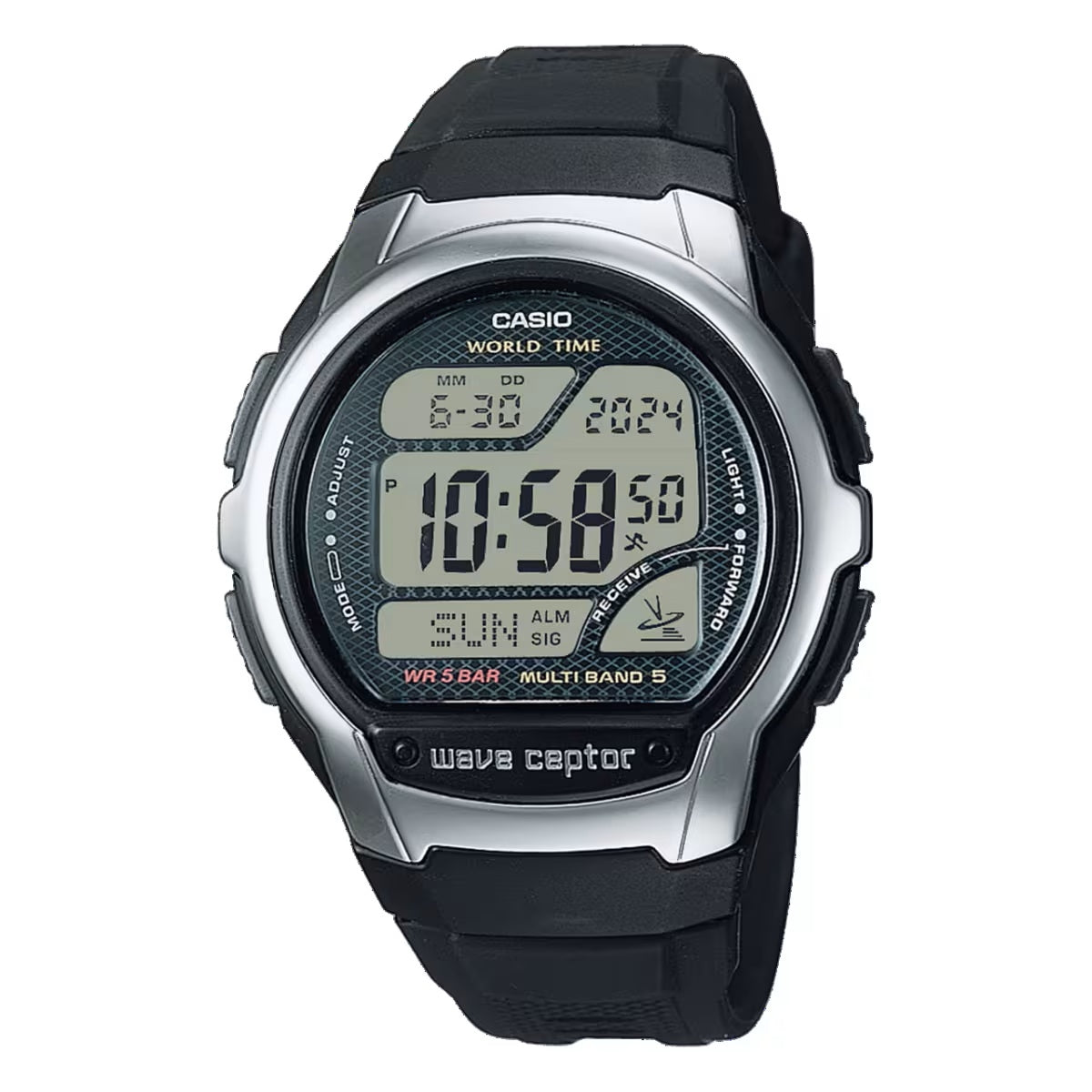 CASIO WAVE CEPTOR - WORLD TIME, RADIO CONTROLLED, Radio signal receiver (EU - USA - Japan)