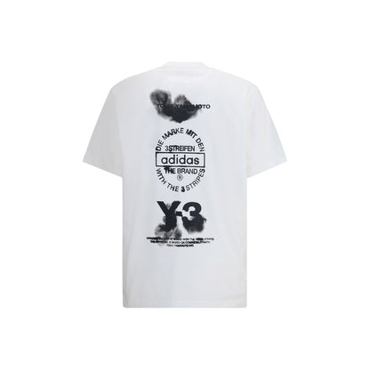Y-3 White Cotton T-Shirt